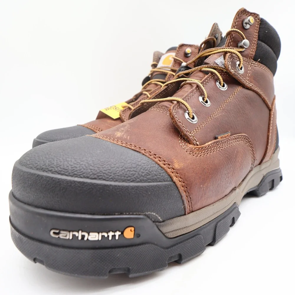 Carhartt Work Boots Mens 10.5 M Ground Force Waterproof Composite Toe CME6355